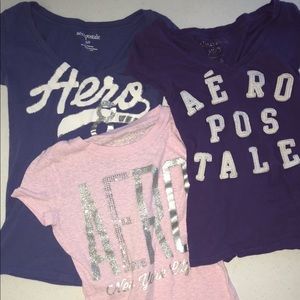 Aeropostale 3 pack t-shirts